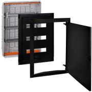 Щит СП 54мод. Тусо 686х518х125мм с метал. дверцей черн. Ruvinil 68154МЧ