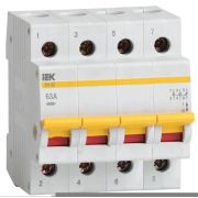 Выключатель нагрузки (мини-рубильник) 4п 63А ВН-32 KARAT IEK MNV10-4-063